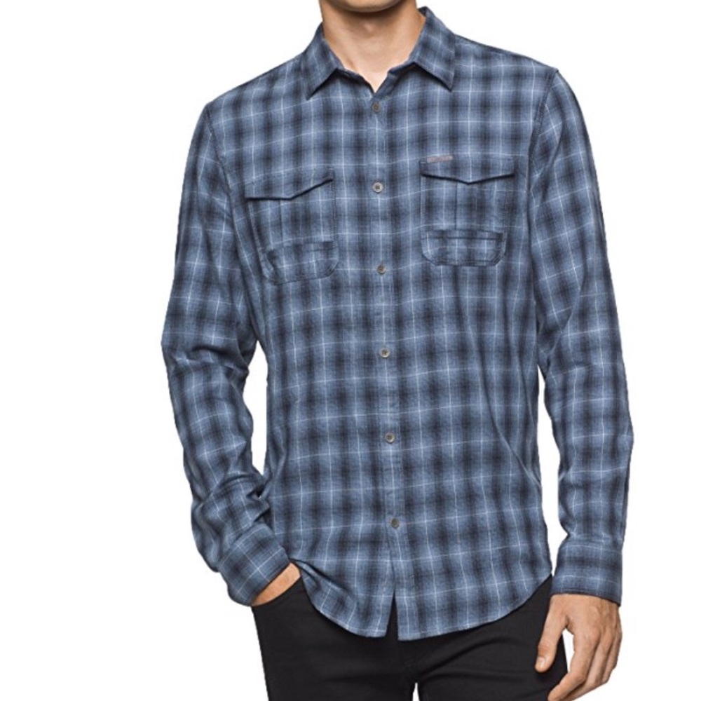 Calvin Klein Jeans Men's Brushed Check Shirt